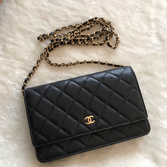 SOLD Chanel caviar woc wallet on chain - Picture 2 of 8